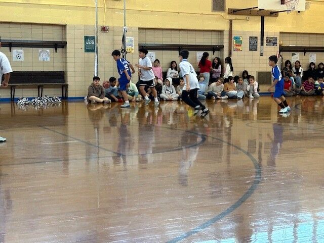 Soccer game at PS 139Q